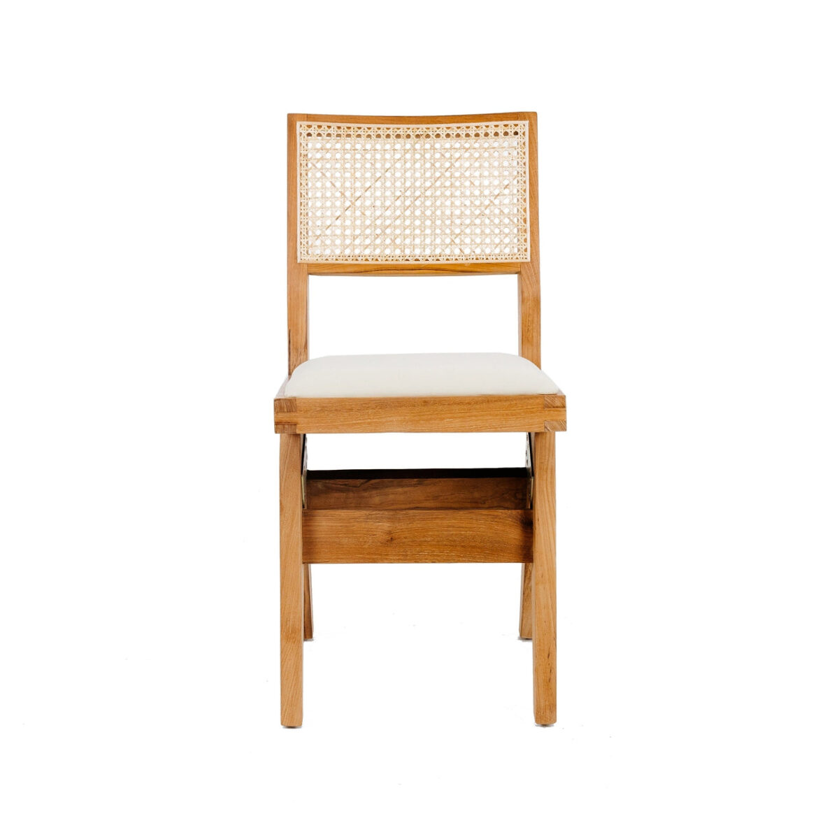isabella Dining Armless with Seat Cushion and Rattan backrest - Image 12