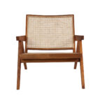 isabella Lounge Armchair with Rattan Seat and backrest - Natural - Image 8