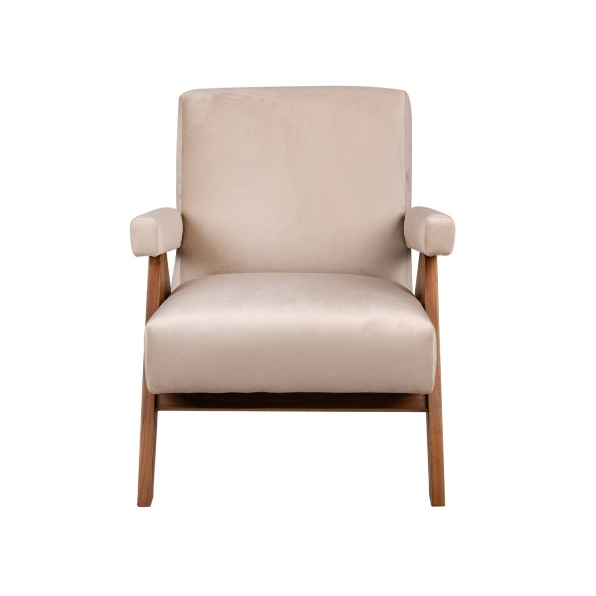 Sophia Lounge Armchair with Accent Upholstered plain - Image 9