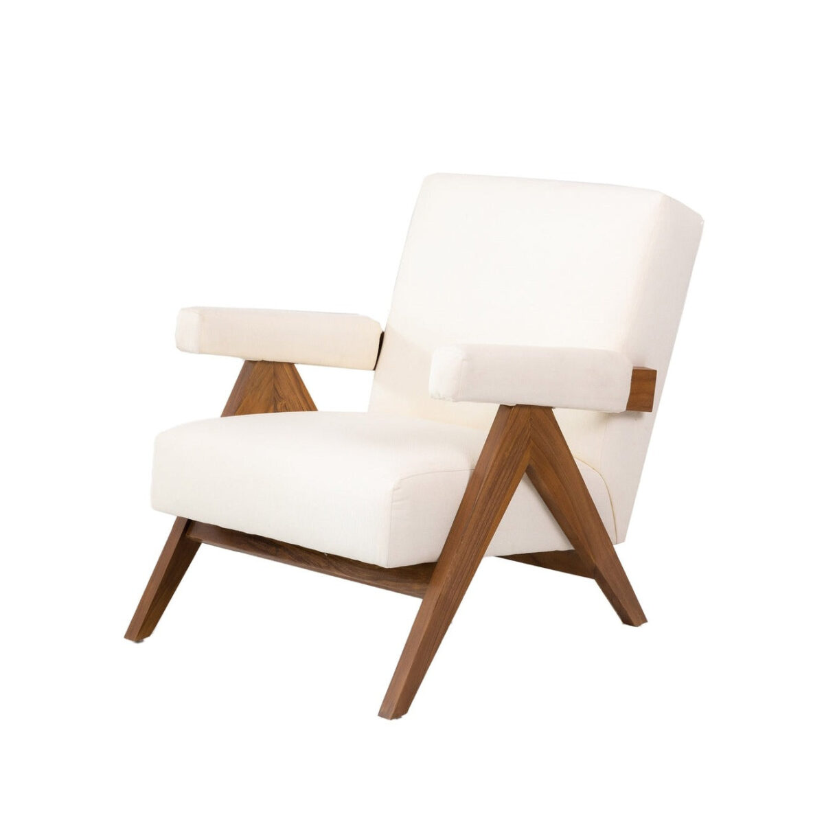 Sophia Lounge Armchair with Accent Upholstered plain - Image 21