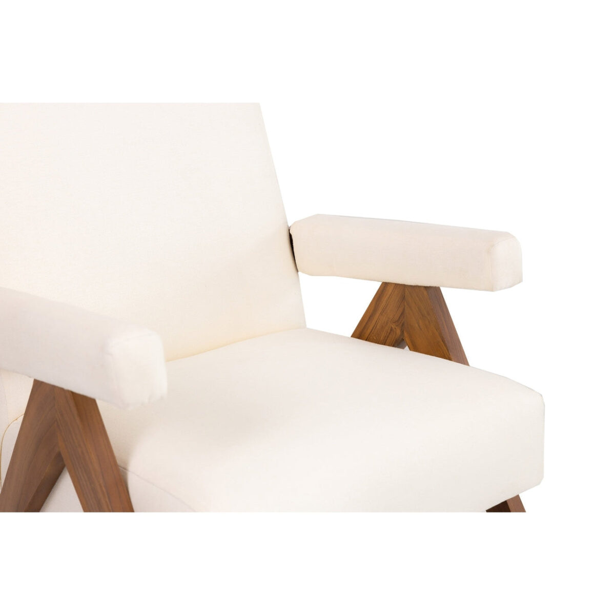 Sophia Lounge Armchair with Accent Upholstered plain - Image 15
