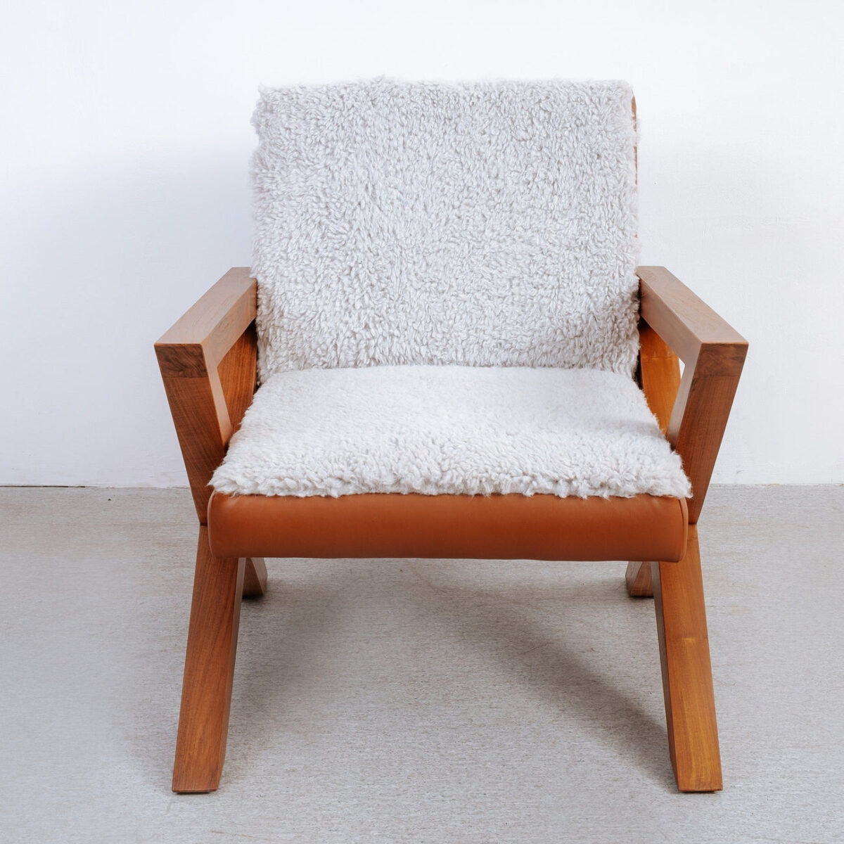 Sophia Lounge Armchair with Accent Upholstered - Image 4