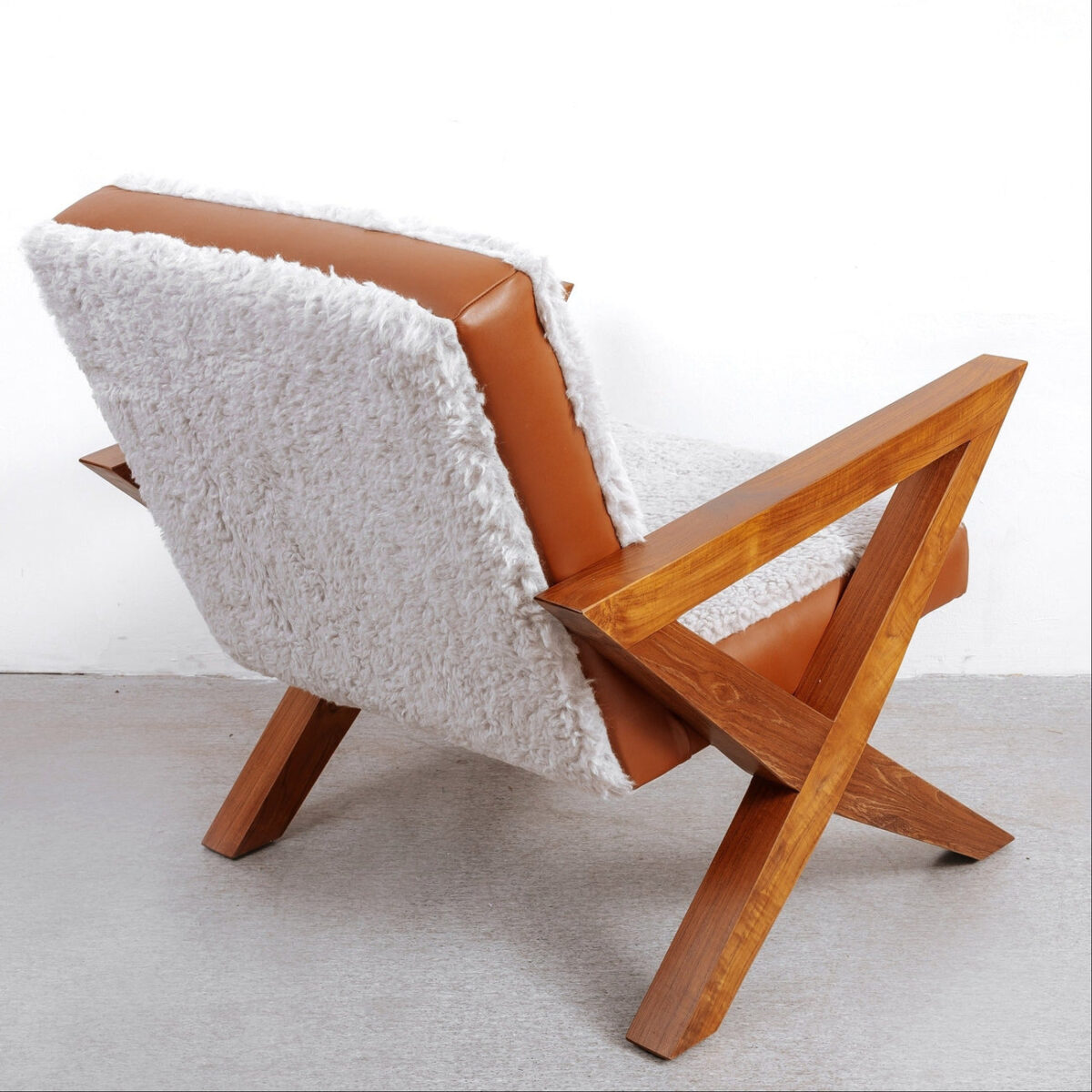 Sophia Lounge Armchair with Accent Upholstered - Image 2