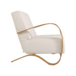 Luna Lounge Armchair with Accent Upholstered - Image 4