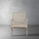 isabella Lounge Armchair with Rattan Seat and backrest