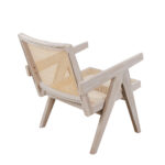 isabella Lounge Armchair with Rattan Seat and backrest - Image 6