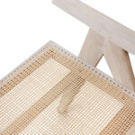 isabella Lounge Armchair with Rattan Seat and backrest - Image 4