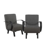 Luna Dining Armchair with Accent Upholstered - black - Image 7