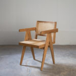 isabella Dining Armchair with Rattan Seat and backrest - Black - Image 3