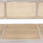 isabella Arm sofa with Rattan Seat and backrest - Image 3