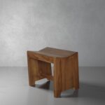 Aurora Teak Stool