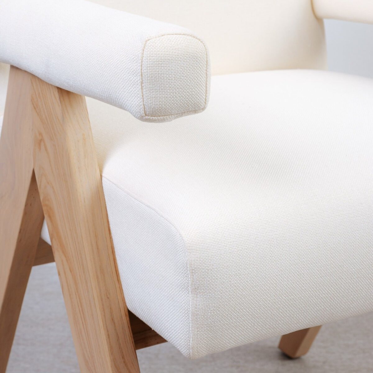 Sophia Dining Armchair with Upholstered - Image 2