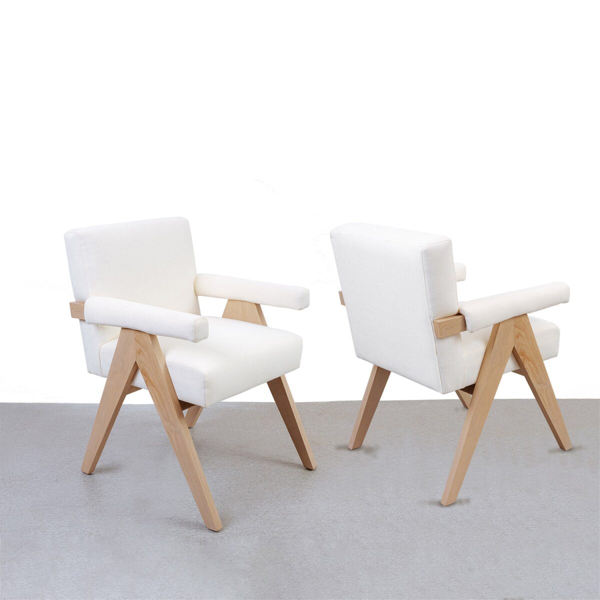 Sophia Dining Armchair with Upholstered - Image 1