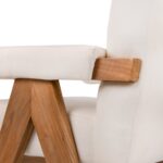 Sophia Dining Armchair with Upholstered - Image 5
