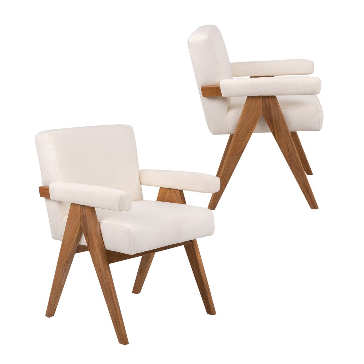 Sophia Dining Armchair with Upholstered - Image 7
