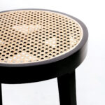 isabella Stool with Rattan Seat - Image 4