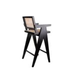 isabella barstool with arm rattan seat and backrest - Image 8
