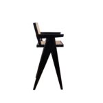 isabella barstool with arm rattan seat and backrest - Image 9