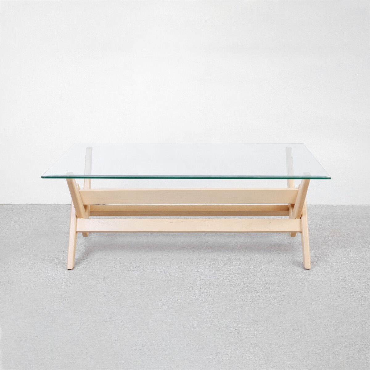 isabella Teak Dining Table with Glass Top - Black - Image 5