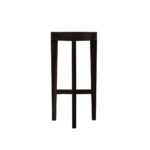 isabella Bar Stool with rattan seat - lack - Image 3