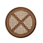 isabella Bar Stool with rattan seat - lack - Image 6