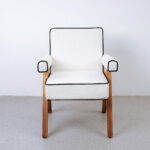 Sophia Dining Armchair With Accent Upholstered line - Image 7