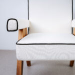 Sophia Dining Armchair With Accent Upholstered line - Image 4