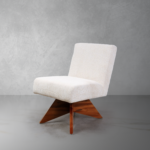 Nova Armless Chair With Accent Upholstered