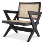 isabella lounger arm with rattan seat and backrest - Image 4