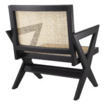 isabella lounger arm with rattan seat and backrest - Image 6