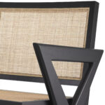 isabella lounger arm with rattan seat and backrest - Image 5