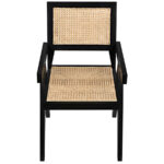 isabella dining arm chair with ratan seat and backrest - Image 2