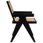isabella dining arm chair with ratan seat and backrest - Image 5