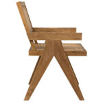 isabella dining arm chair with ratan seat and backrest - Image 11