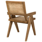 isabella dining arm chair with ratan seat and backrest - Image 12