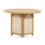 Adhira Dining Table - Honey Oak Veneer