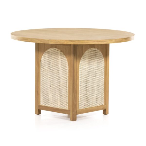 Adhira Dining Table - Honey Oak Veneer