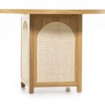 Adhira Dining Table - Honey Oak Veneer - Image 4