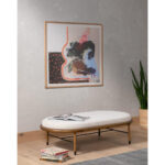 Ottoman Petra - 62" Knoll Natural - Image 6