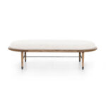 Ottoman Petra - 62" Knoll Natural - Image 3