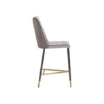 Genta Counter Stool - Gunmetal - Flint Grey / Napa Taupe - Image 3