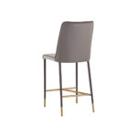Genta Counter Stool - Gunmetal - Flint Grey / Napa Taupe - Image 4