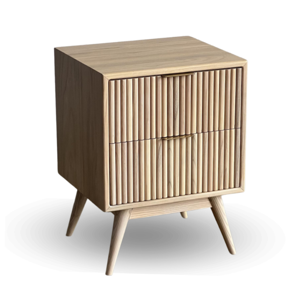 Sari Ribbed Nightstand