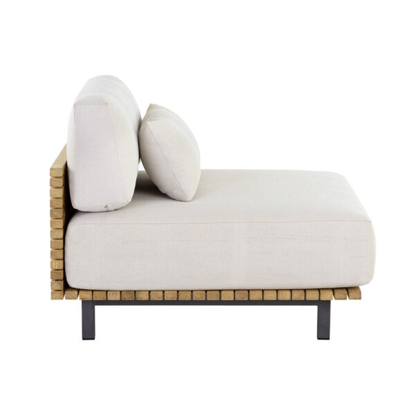 Ganesa Modular - Armless Chair - Palazzo Cream