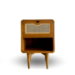 Rani Rattan Shelf Nightstand - Image 3