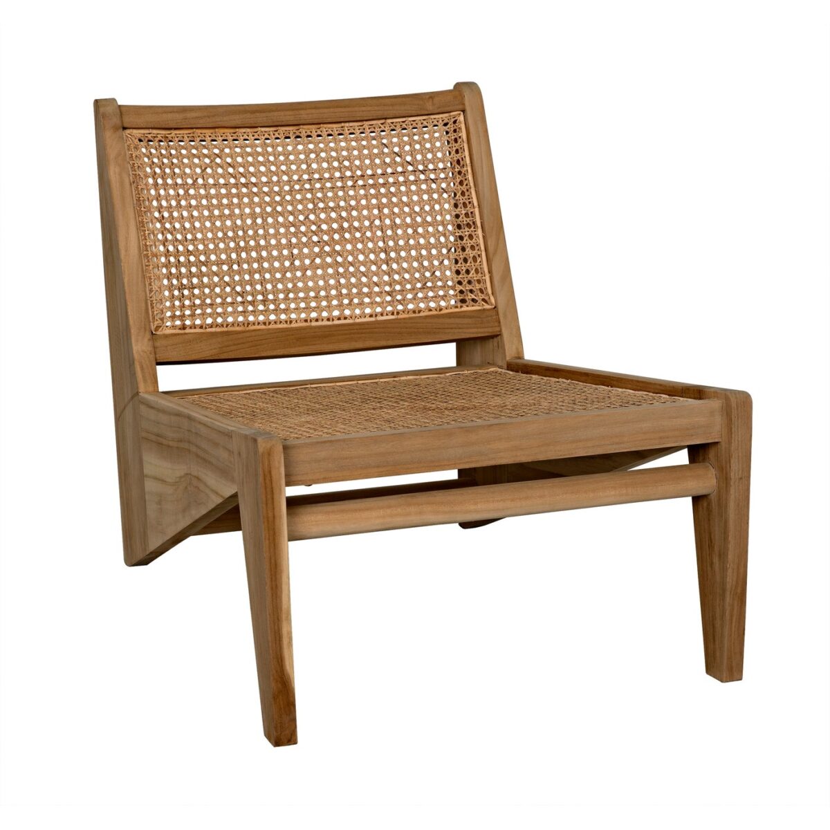 elvin Chair With Caning - Teak - Image 2