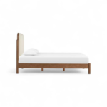 Ratri Teak Upholstered Bed Frame - Image 3