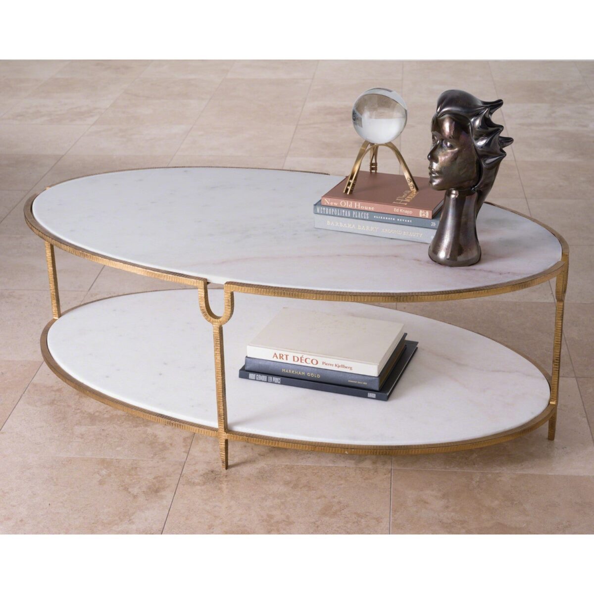 coffee Table Oval Marmer - Image 3