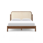 Ratri Teak Upholstered Bed Frame - Image 2