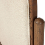 Ratri Teak Upholstered Bed Frame - Image 5